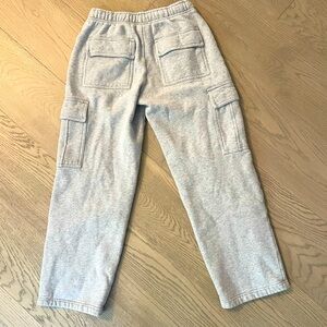 Aritzia Cozy Fleece Mega Cargo™ Sweatpant, XS, Heather Chrome